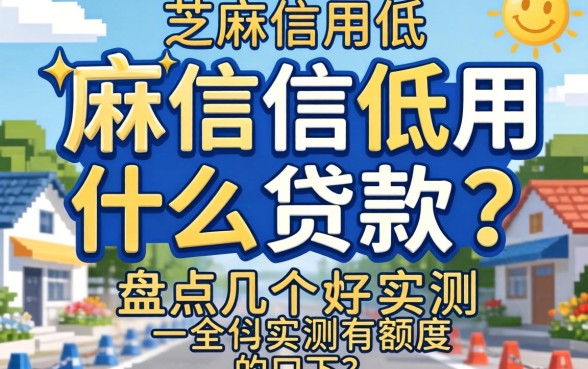芝麻信用低用什么贷款好下款？盘点几个实测有额度的口子