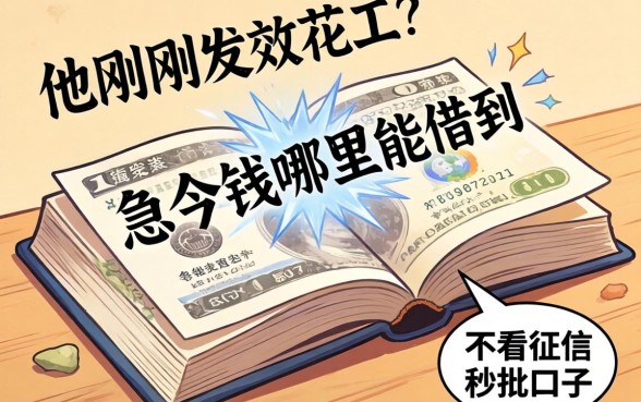 工资刚发就花光？急用钱哪里能借到不看征信的秒批口子？