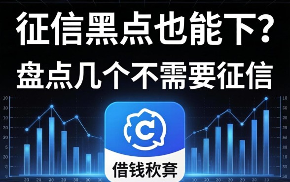 无视征信黑户也能下？盘点几个不需要征信的借钱软件