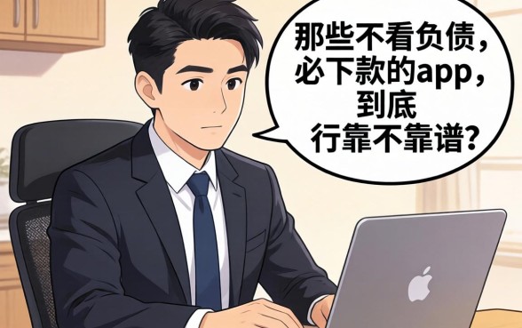 银行经理私下说：那些不看负债必下款的app，到底靠不靠谱？