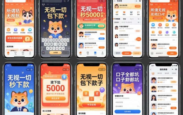 我试了十几个平台，发现那些所谓无视一切包下款5000秒下款的口子全是坑