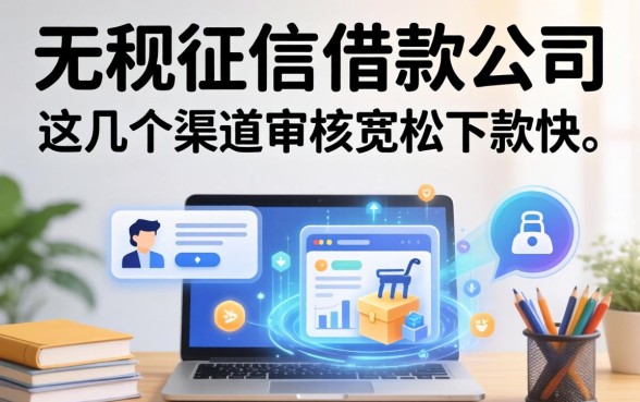揭秘无视征信的借款公司，这几个渠道审核宽松下款快