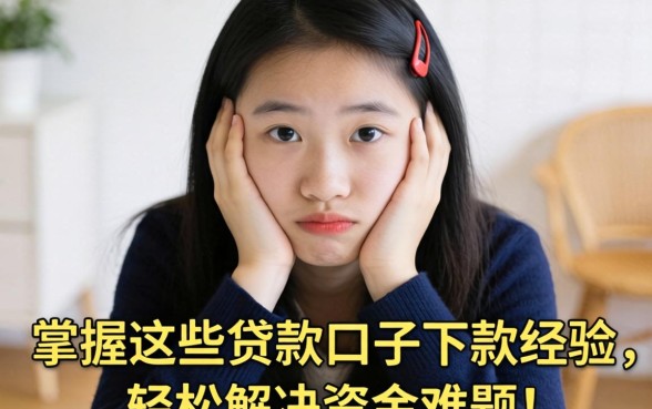 急需用钱却屡屡碰壁？掌握这些贷款口子下款经验，轻松解决资金难题！
