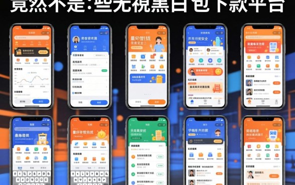 我试了十几款借钱软件，发现最好最安全的竟然不是那些无视黑白的包下款平台