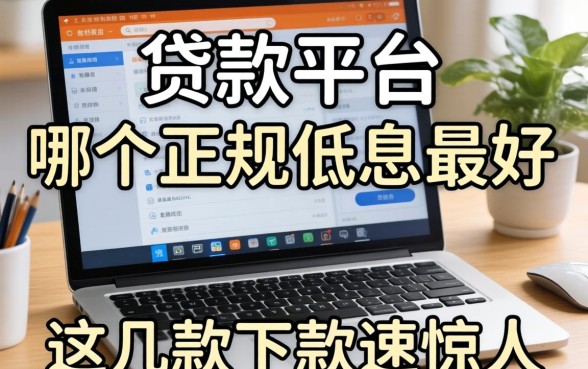 揭秘贷款平台哪个正规低息最好，这几款下款速度惊人