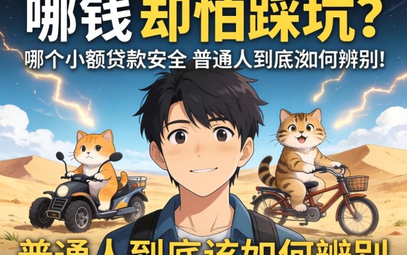 急需用钱却怕踩坑？哪个小额贷款安全，普通人到底该如何辨别？