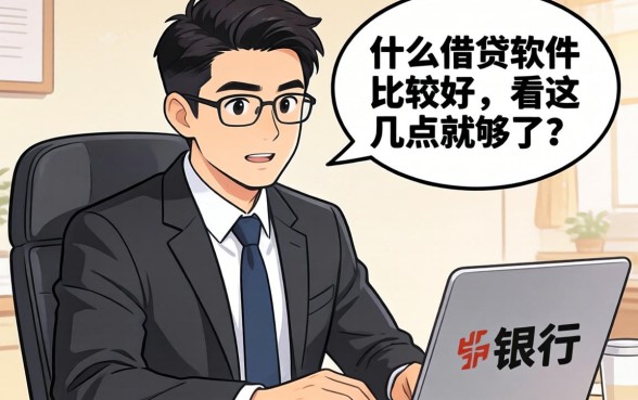 银行经理私下说：什么借贷软件比较好，看这几点就够了