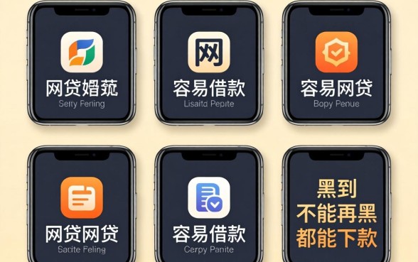 哪些手机网贷比较容易借款的平台,规整五个黑到不能再黑都能下款的口子