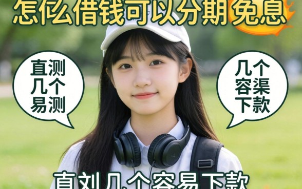 大学生怎么借钱可以分期免息？实测几个容易下款的渠道