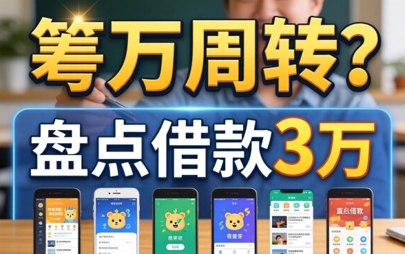 急需三万周转？盘点借款3万的平台有哪些软件