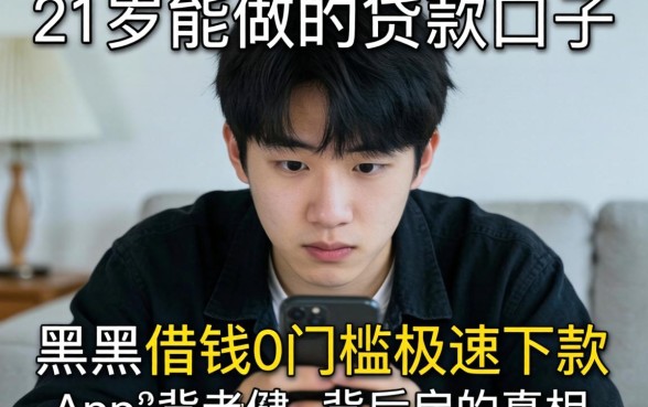 我翻遍21岁能做的贷款口子，发现黑户借钱0门槛极速下款app背后的真相很残酷