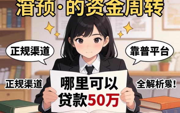 急需资金周转？从哪里可以贷款50万？正规渠道与靠谱平台全解析