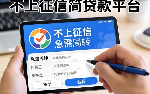 揭秘几款不上征信的贷款的平台，急需周转的可以看看