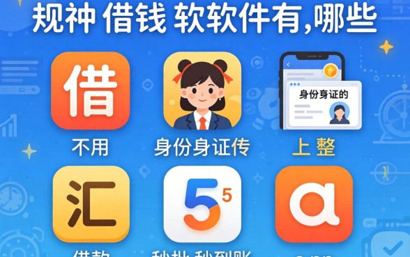 正规的借钱软件有哪些不用上传身份证的，汇整5个借款秒批秒到账的app