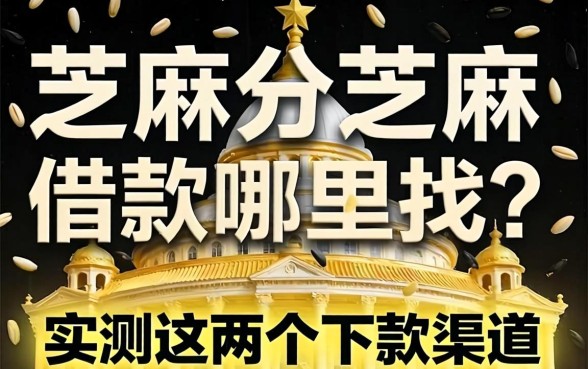 芝麻分芝麻借款哪里找？实测这几个下款渠道