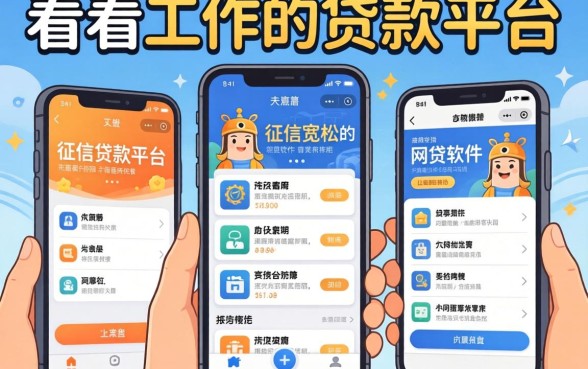 我试了几个不看工作的贷款平台，发现对征信宽松的网贷软件并没有传说中那么可怕