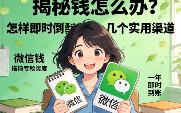 急需用钱怎么办？揭秘微信怎样即时到账的几个实用渠道