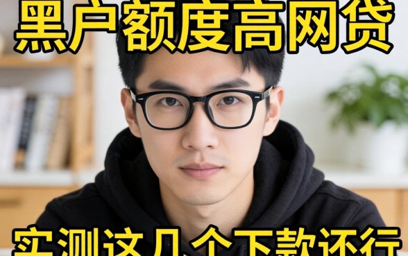 揭秘2026黑户额度高的网贷有哪些，实测这几个下款还行