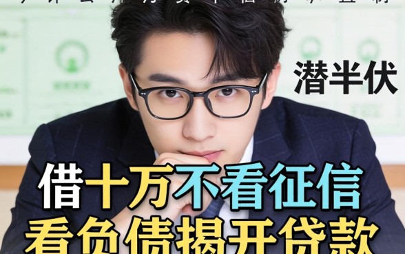 哪里可以借十万不看征信不看负债的贷款?我潜伏半年揭开真相