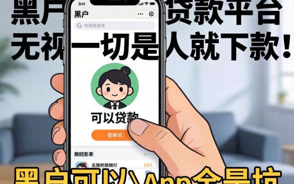 我试了2026黑户可以贷款的平台,发现无视一切是人就下款的app全是坑