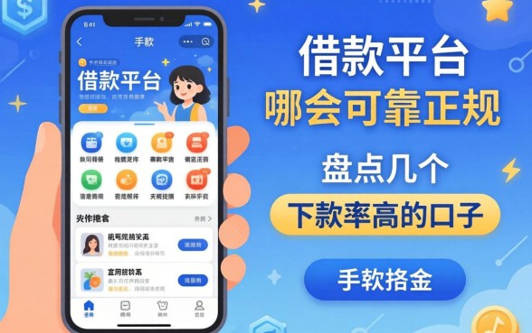 手机借款平台哪个可靠正规的？盘点几个下款率高的口子