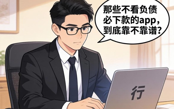 银行经理私下说：那些不看负债必下款的app，到底靠不靠谱？