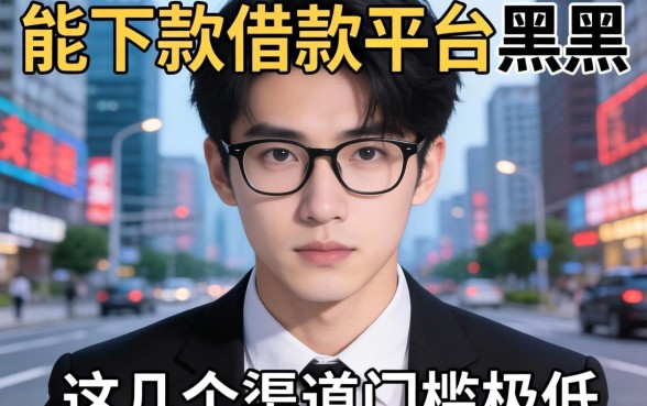 揭秘能下款的借款平台2026黑户，这几个渠道门槛极低