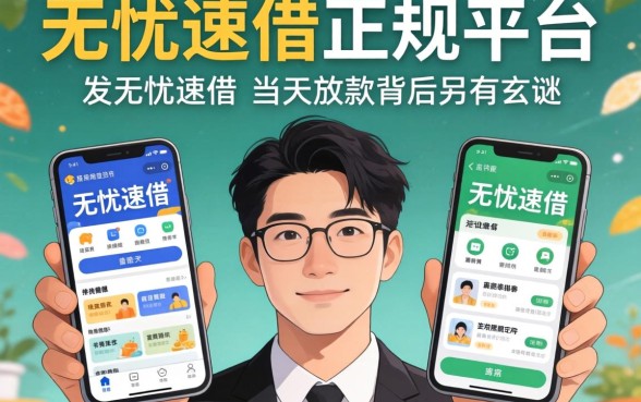 我试了几个满18岁就能借的正规平台，发现无忧速借当天放款背后另有玄机