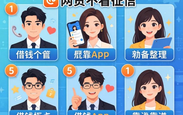 好通过的网贷不看征信，整理5个比较靠谱的借钱app