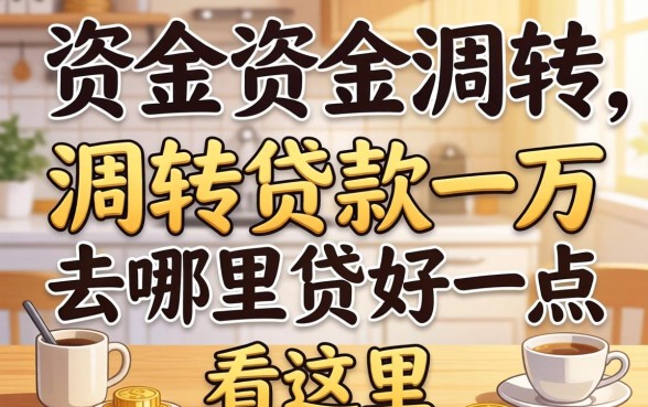 急需资金周转？贷款一万去哪里贷好一点看这里