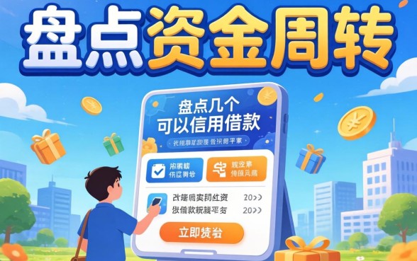 急需资金周转？盘点几个可以信用借款的平台