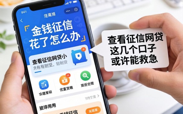 急需用钱征信花了怎么办？不查看征信的网贷小贷有哪些软件可以用？这几个口子或许能救急