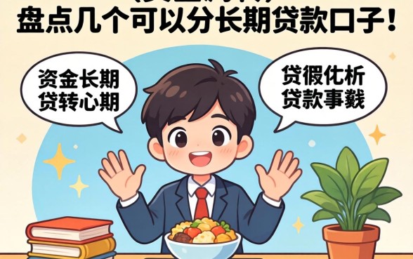 急需资金周转？盘点几个可以分长期的贷款口子