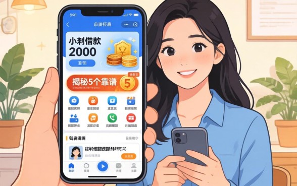 个人小额借款2000，揭秘5个靠谱的借款软件