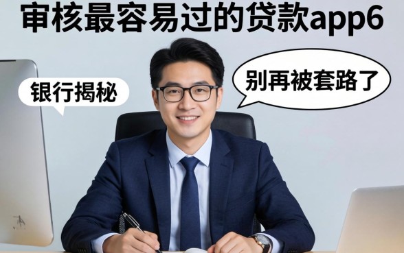 银行经理揭秘：审核最容易过的贷款app6，别再被套路了