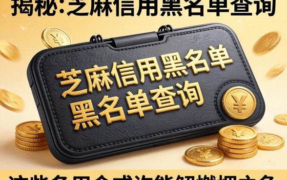 揭秘芝麻信用黑名单查询：这些备用金或许能解燃眉之急