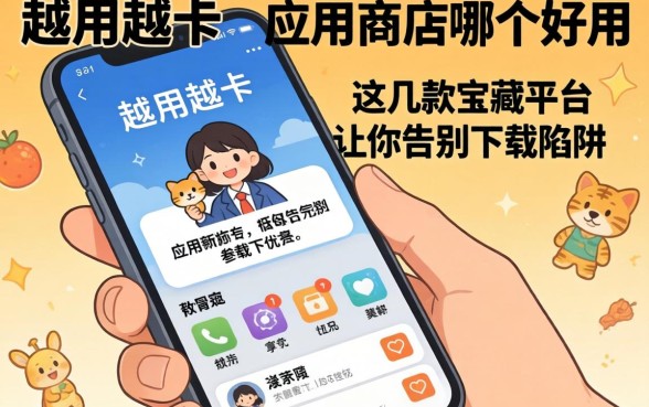 手机越用越卡？应用商店哪个好用？这几款宝藏平台让你告别下载陷阱