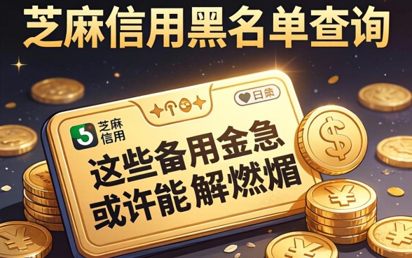 揭秘芝麻信用黑名单查询：这些备用金或许能解燃眉之急