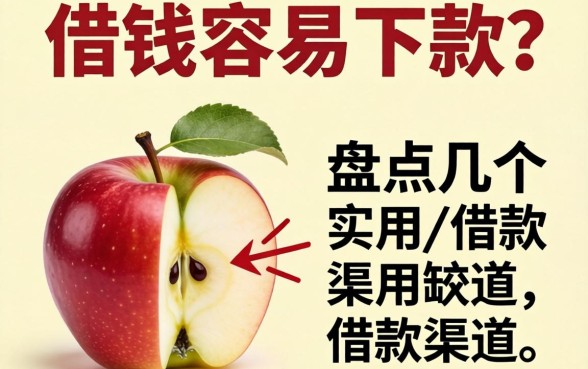 苹果怎么借钱容易下款？盘点几个实用的借款渠道