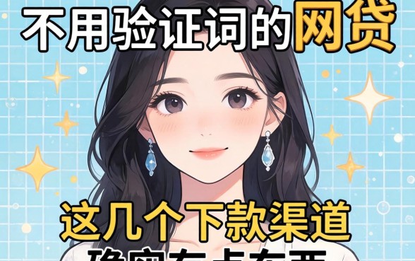 揭秘不用验证码的网贷，这几个下款渠道确实有点东西