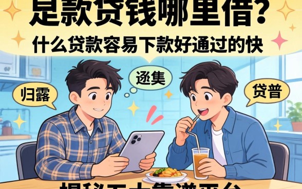 急需用钱哪里借？什么贷款容易下款好通过的快？揭秘五大靠谱平台