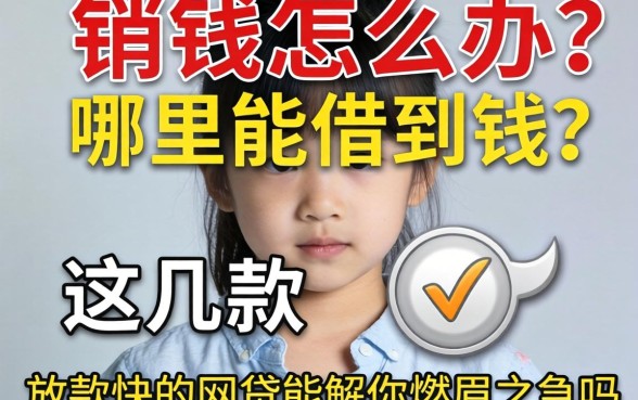 急需用钱怎么办？哪里能借到钱？这几款放款快的网贷能解你燃眉之急吗？