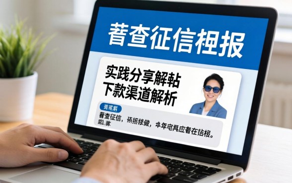 如何线上查征信报告？实操分享与下款渠道解析