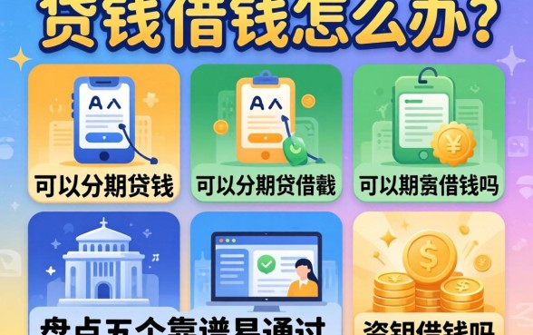急需用钱怎么办？可以分期贷借钱吗？盘点五个靠谱易通过的平台