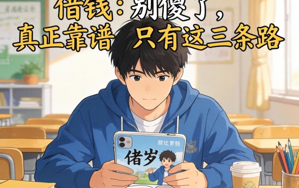 16岁能借钱？别傻了，真正靠谱的只有这三条路