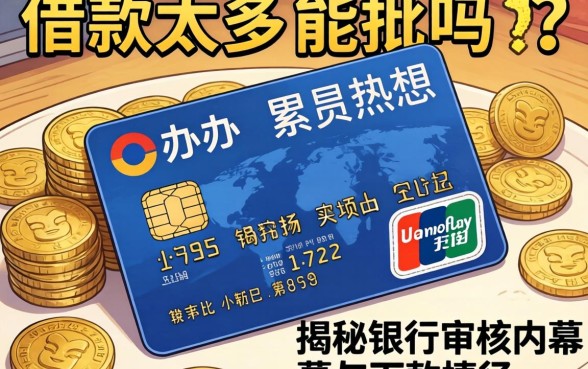 负债累累想办卡?借款太多信用卡能批吗?揭秘银行审核内幕与下款捷径