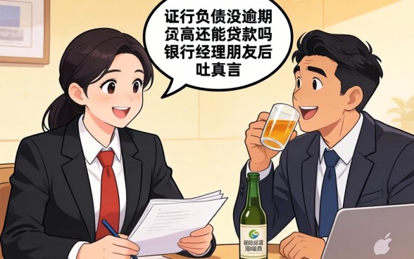 征信负债高但没逾期还能贷款吗？银行经理朋友酒后吐真言