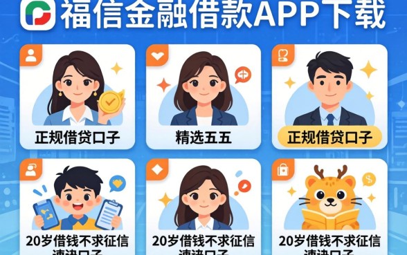 像捷信金融借款app下载一样正规的借钱口子，精选五个20岁借钱不求征信速借口子