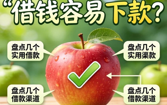 苹果怎么借钱容易下款？盘点几个实用的借款渠道