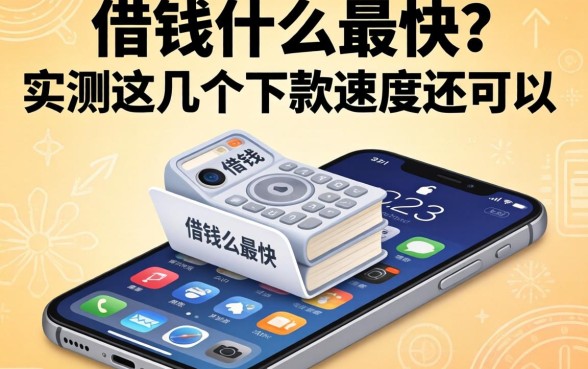 手机借钱什么最快？实测这几个下款速度还可以